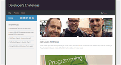Desktop Screenshot of developerschallenges.com
